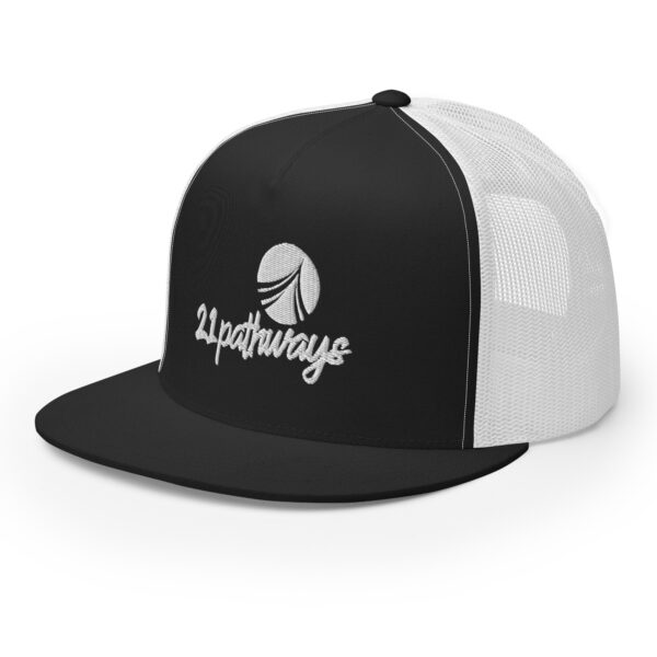 Trucker Cap with embroidered logo - Image 4